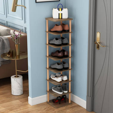 Corner shoe storage discount cabinet